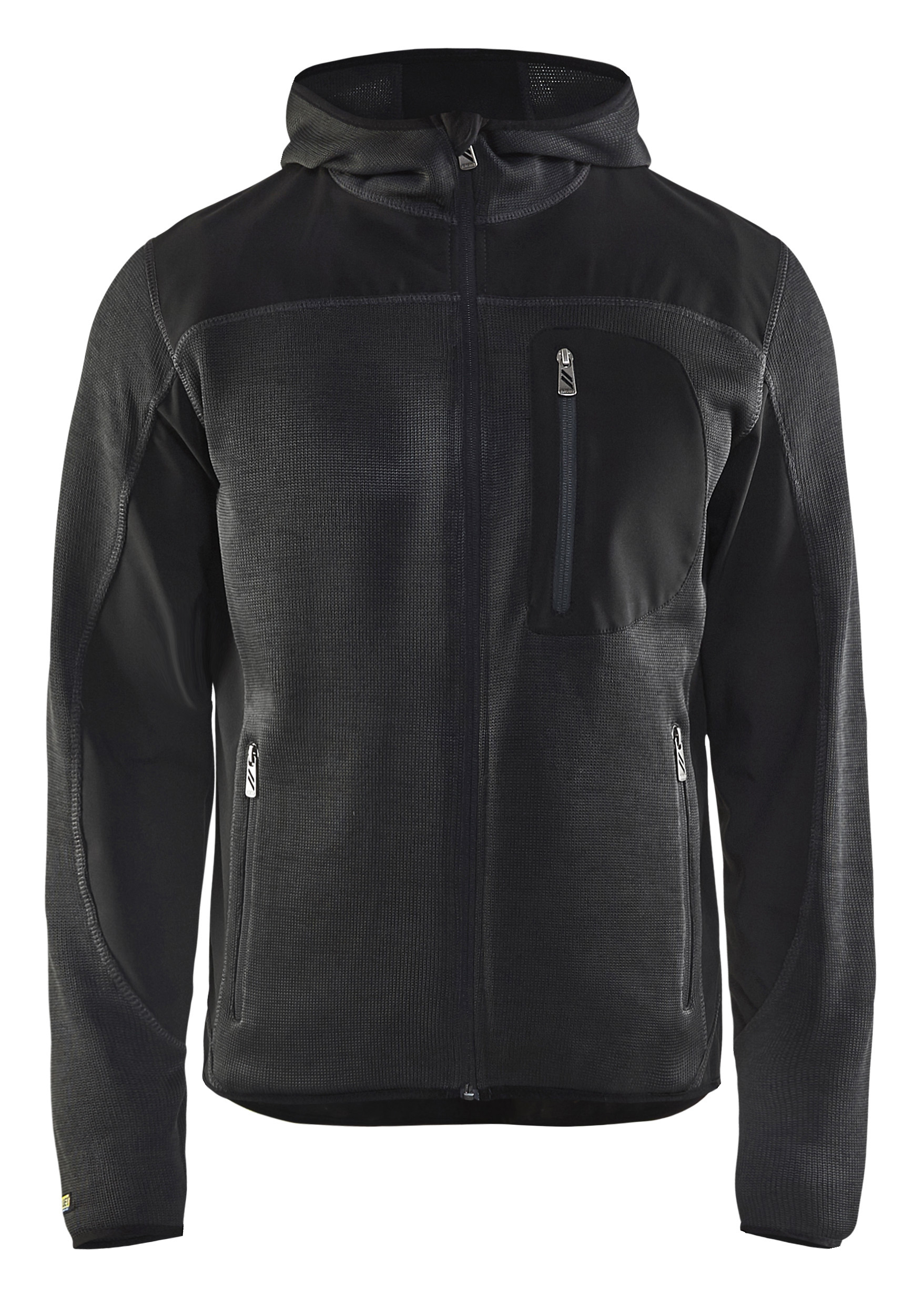 Blåkläder - Strikket jakke med softshell, Herre 
