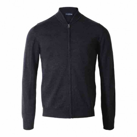 Clipper - Milan Cardigan Bomber Regular Fit, Herre