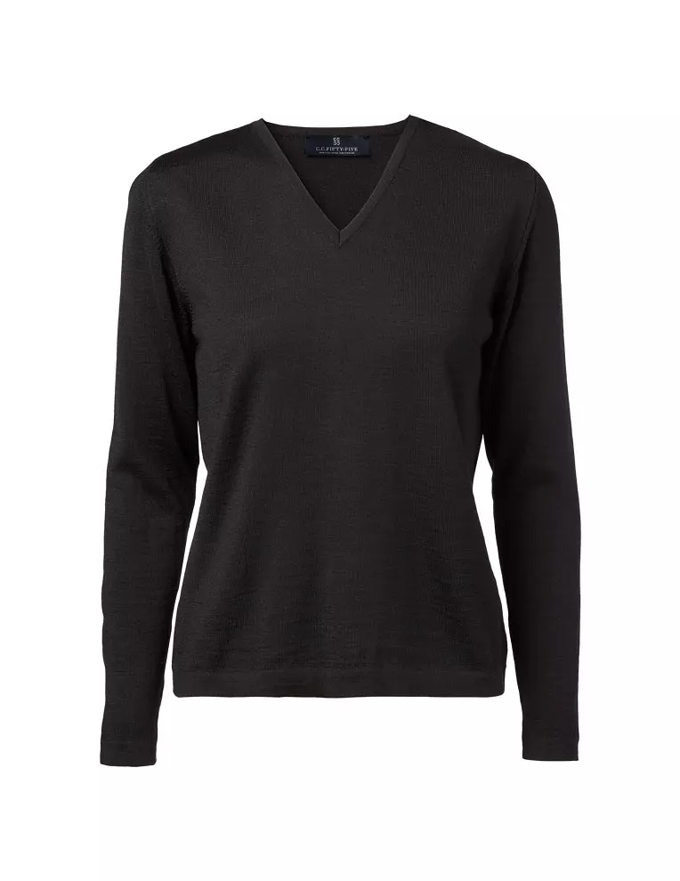 Clipper - Copenhagen Pullover V Neck Tubular, Dame