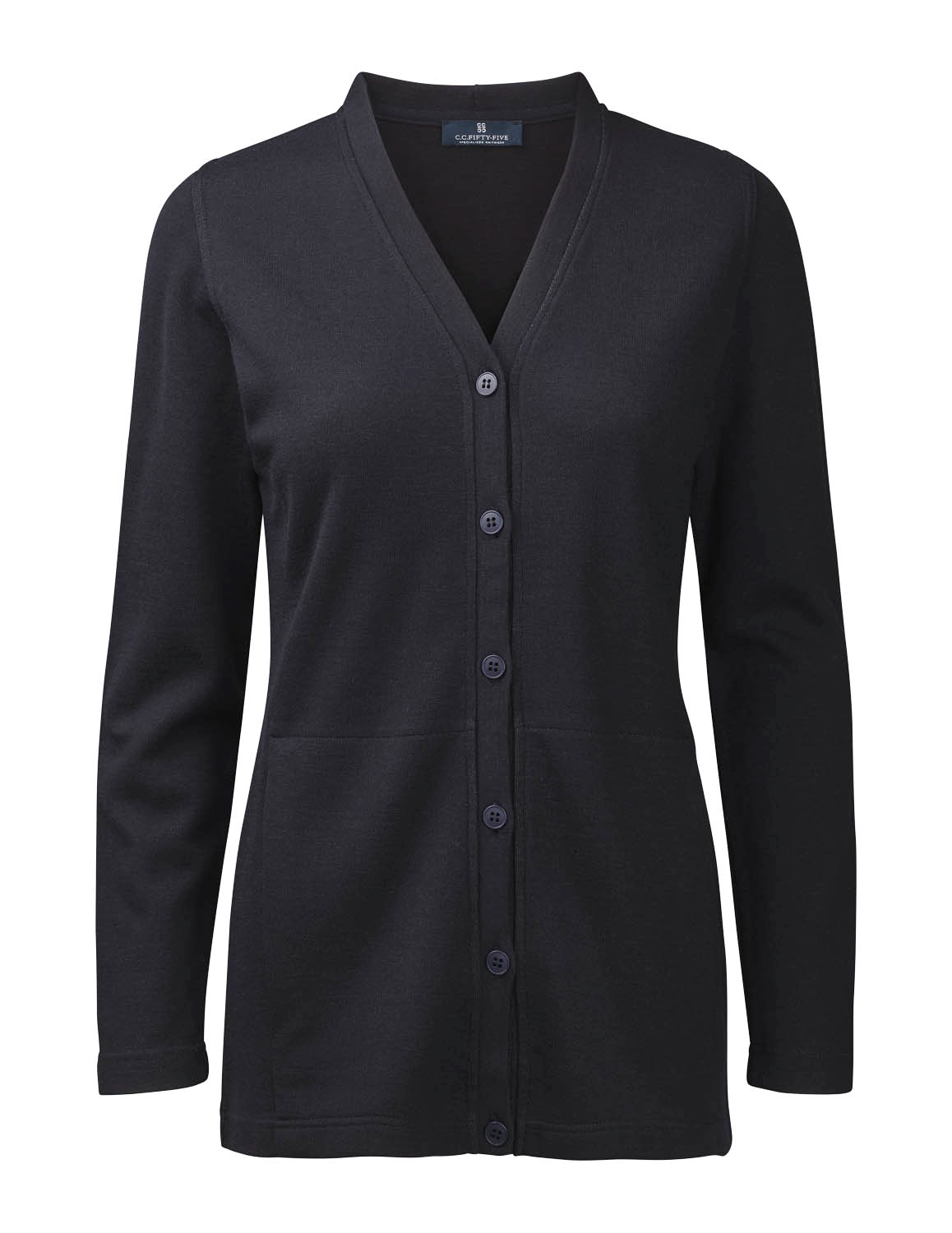 Clipper - Tallinn Cardigan V Neck Buttons Regular Fit, Dame