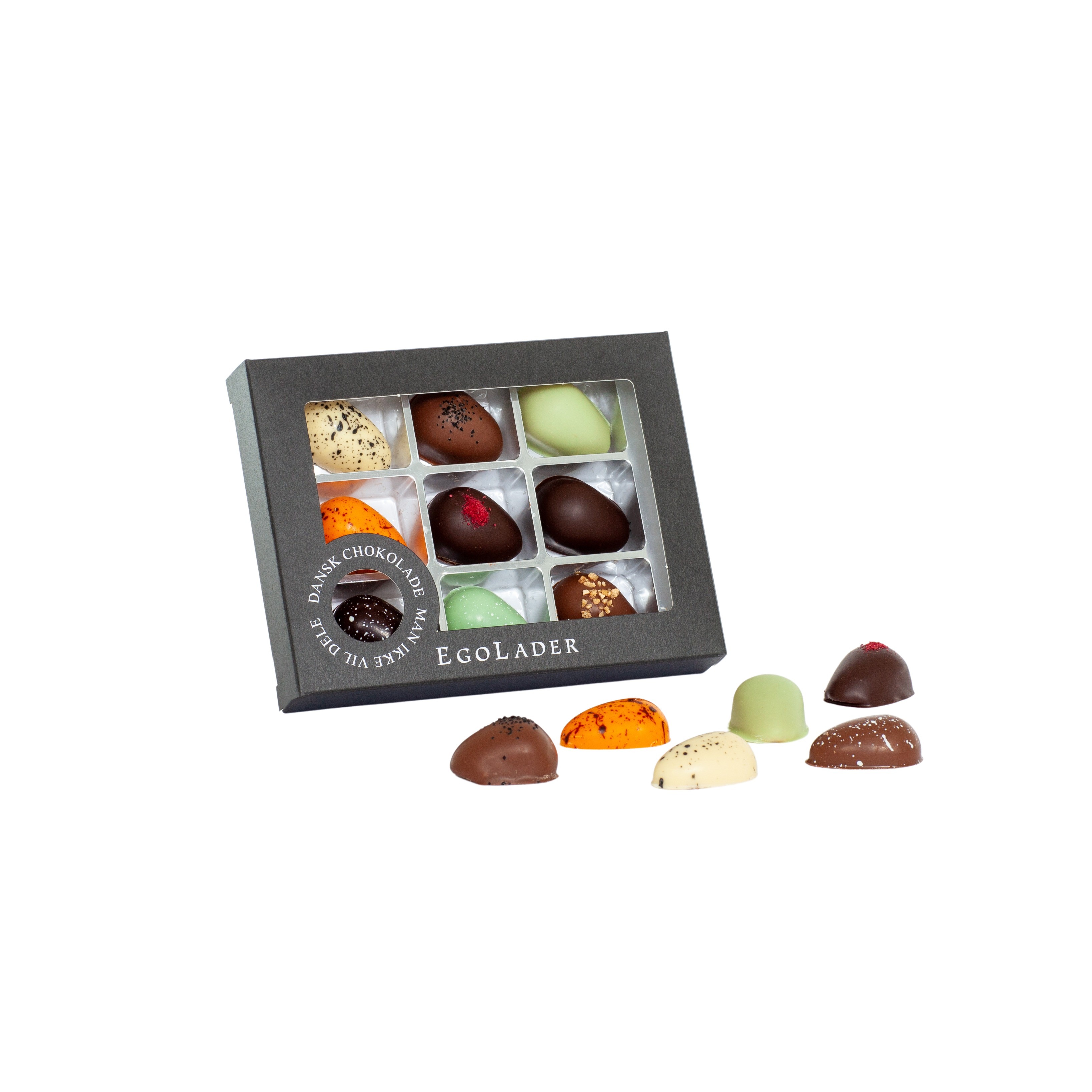 EgoLader, dessertæg & marcipanæg 9 stk 90g