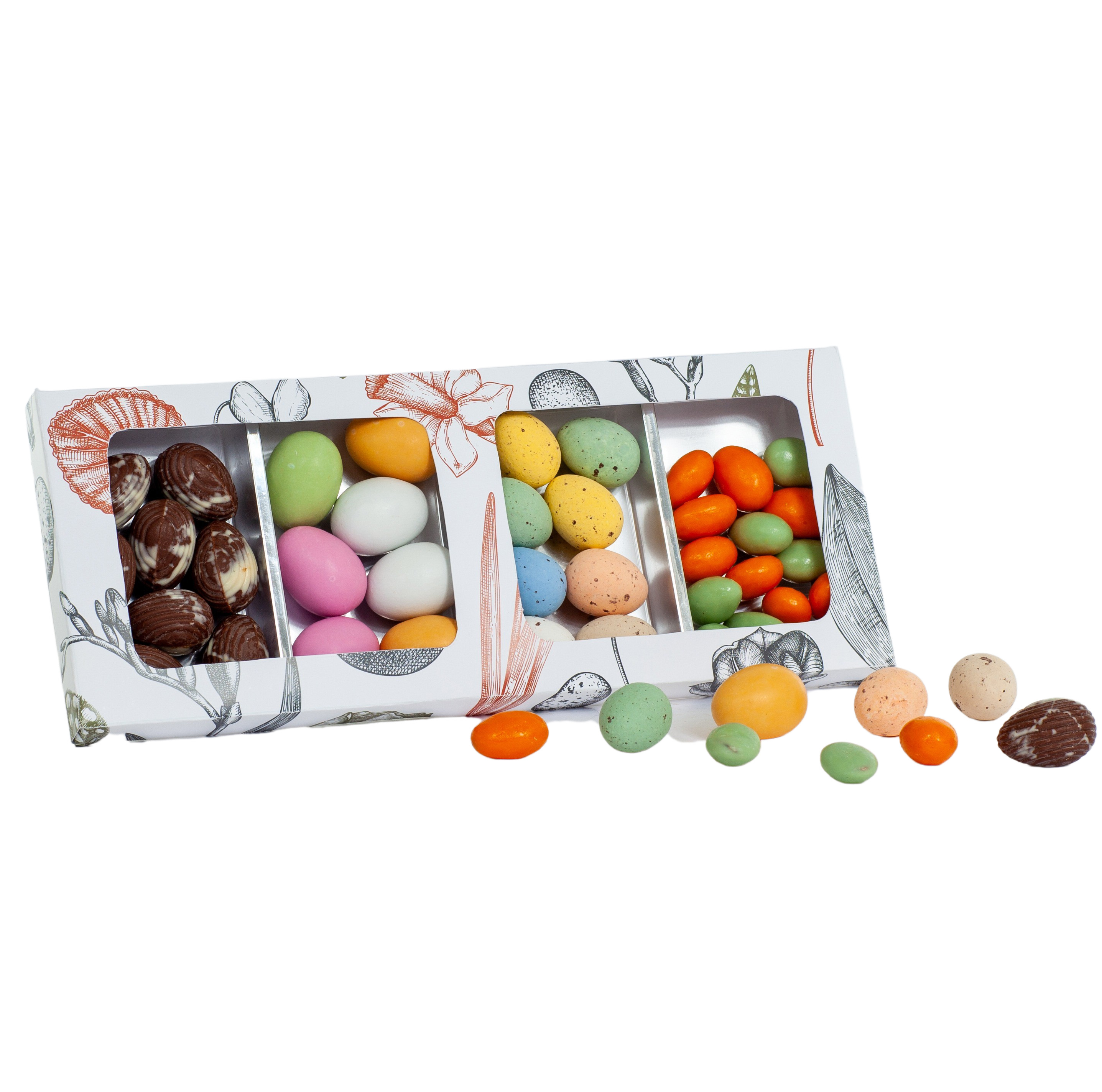 Delicious, decoæg, pastelæg, fugleæg & dragéemandl