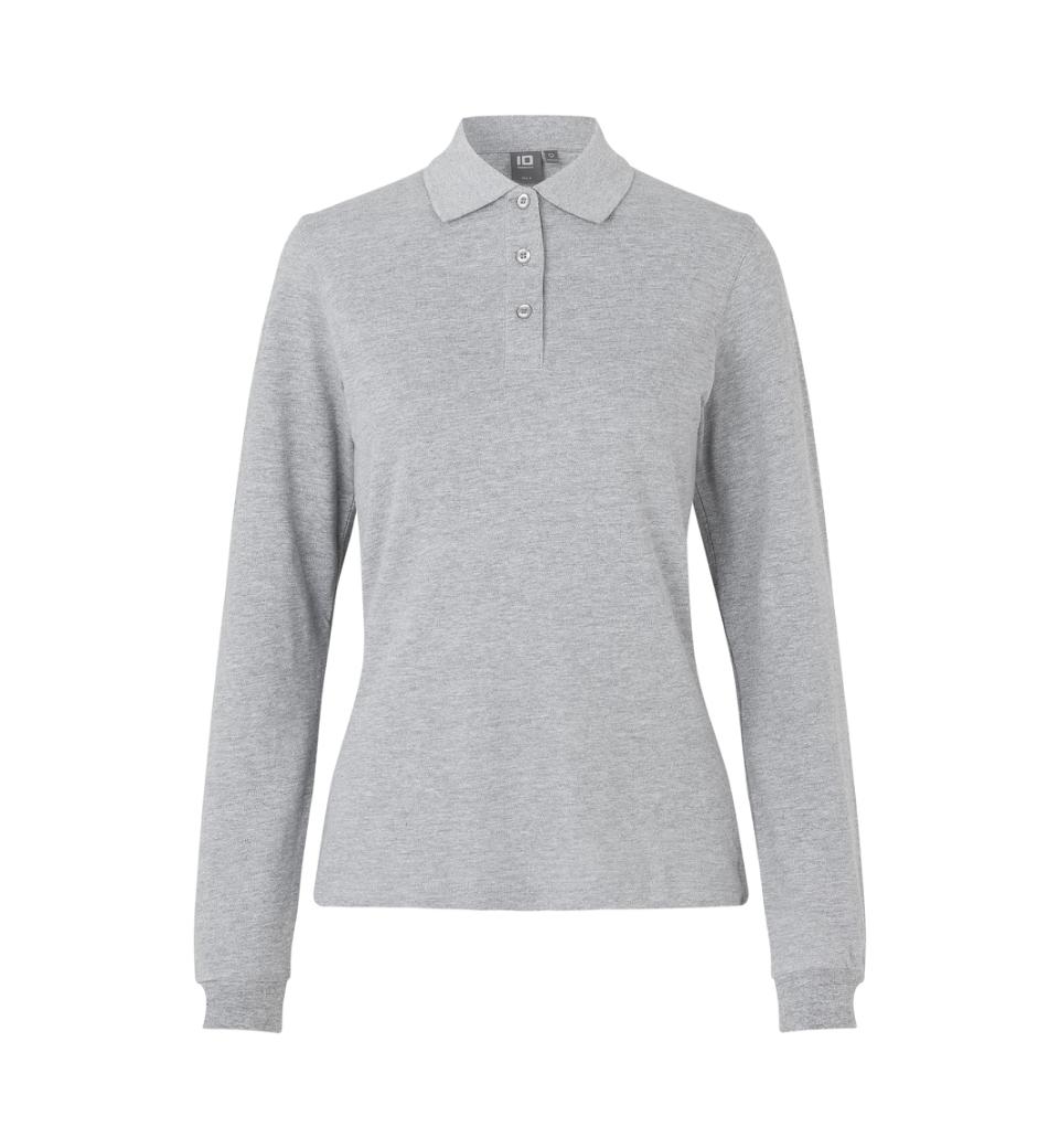 ID - Langærmet poloshirt | stretch, Dame