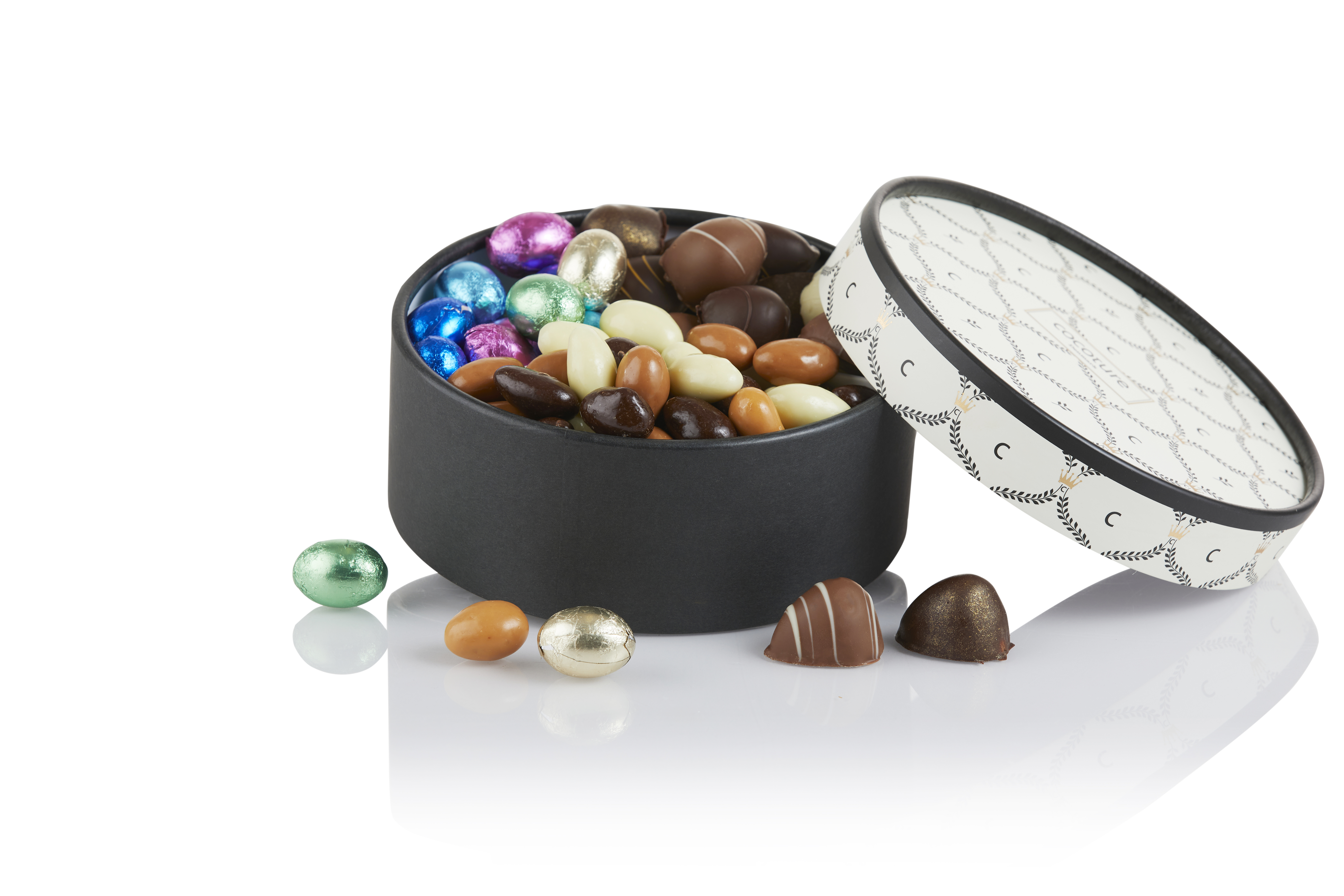 430g assort marcipanæg, nougat pralinéæg i folie o