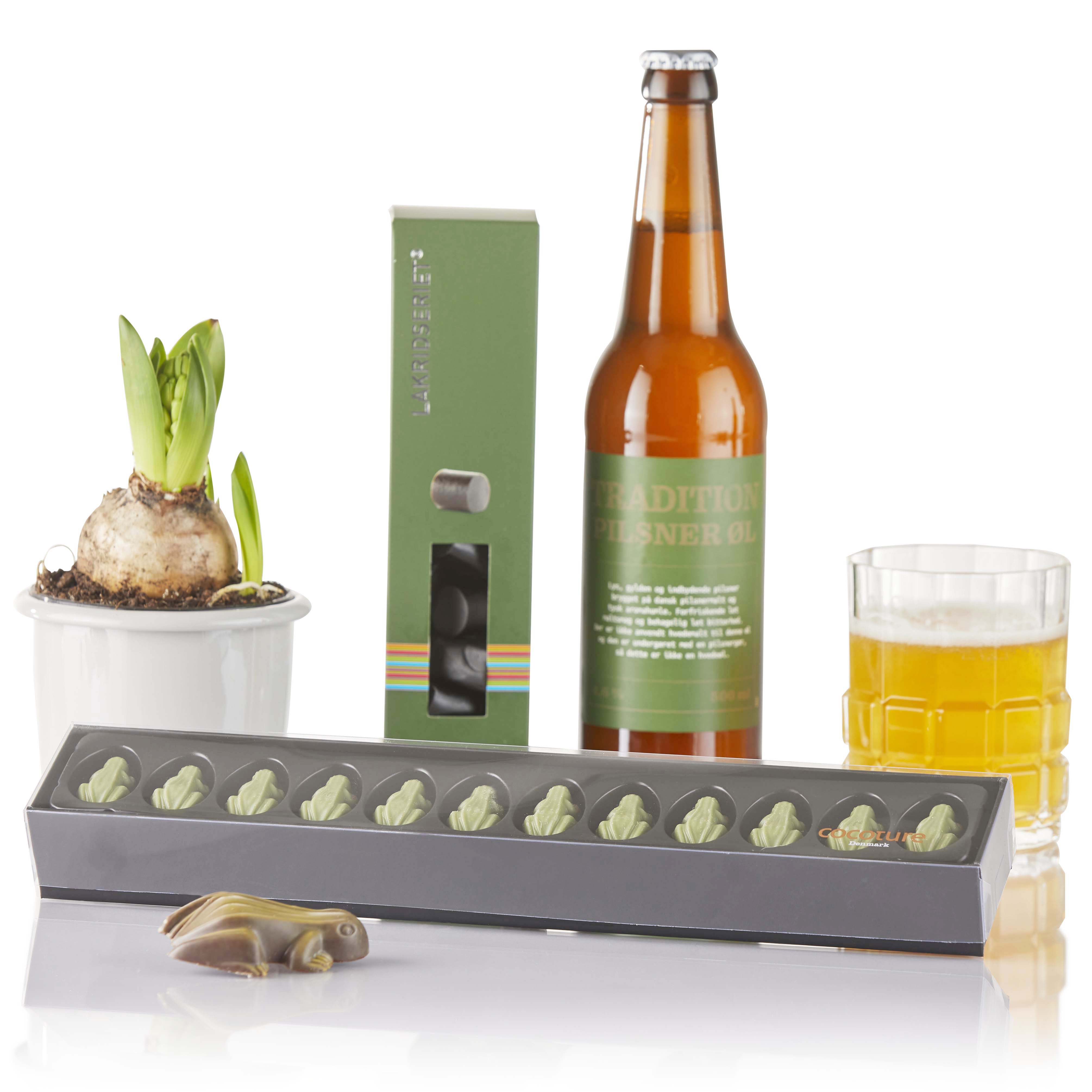 Easter giftbox “grønne” mini frøer
